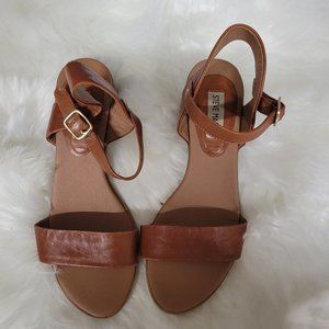 Steve Madden Leather Sandals Size 8M